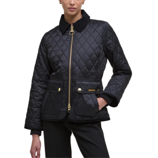 BARBOUR Puffer Jackets Women's Black Lapel Moderate Other