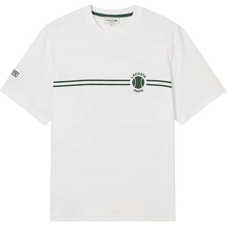 LACOSTE Lacoste printed embroidered T-shirt