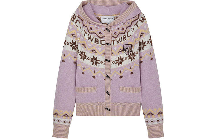Teenie Weenie Knitwear Women's Hooded Moderate Cardigan