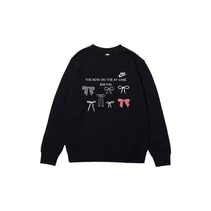Nike Nike Sweatshirts Men's Black Crew Neck Moderate