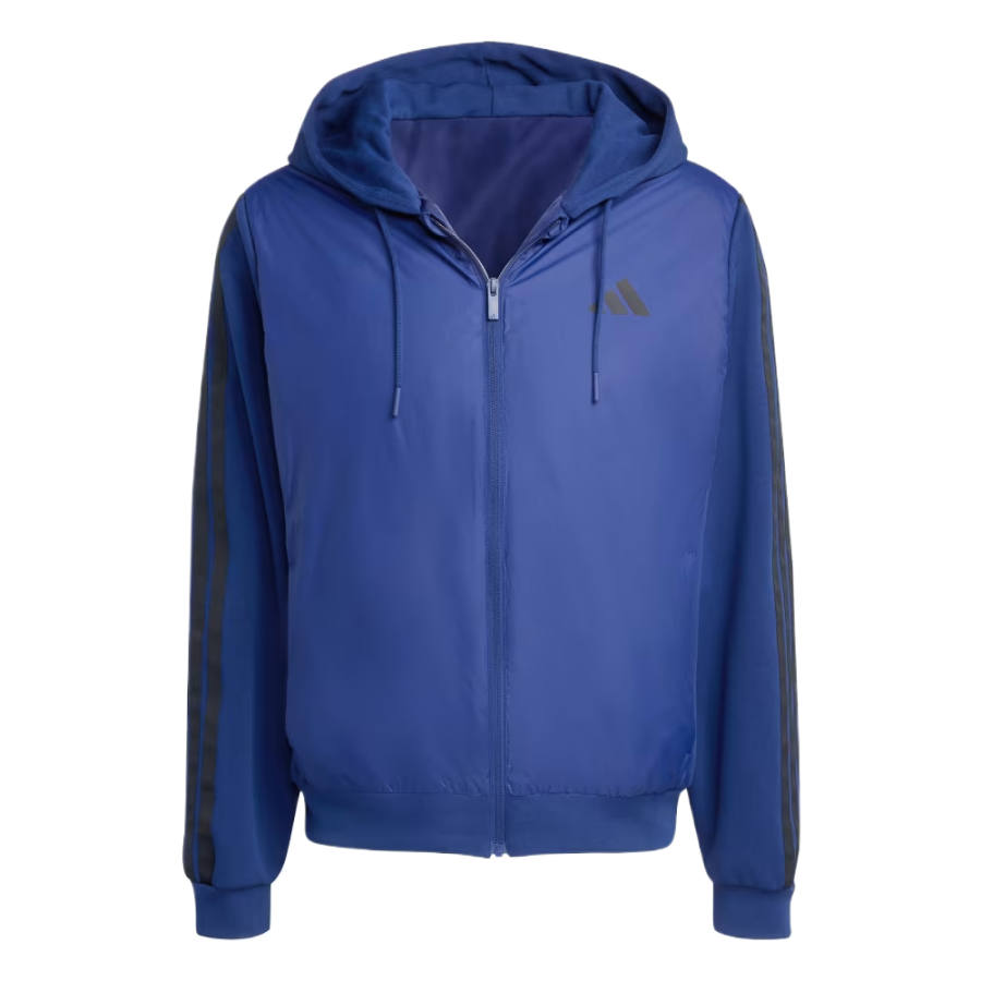 Adidas Adidas Free Shipping With AdiClub Essentials Climawarm 3 Stripes Insulated Hooded Hybrid Jacket