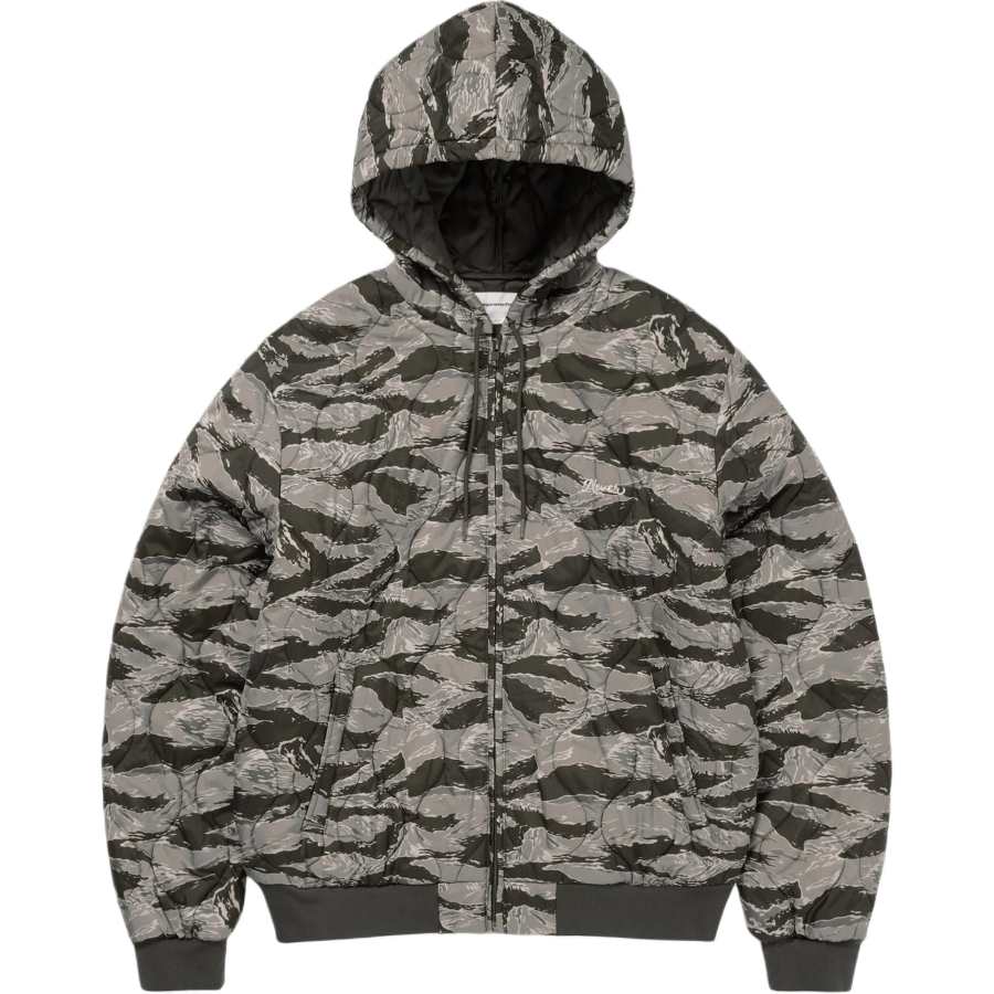 Thisisneverthat Thisisneverthat FW25 Quilted Hooded Jacket Olive Jacket Unisex