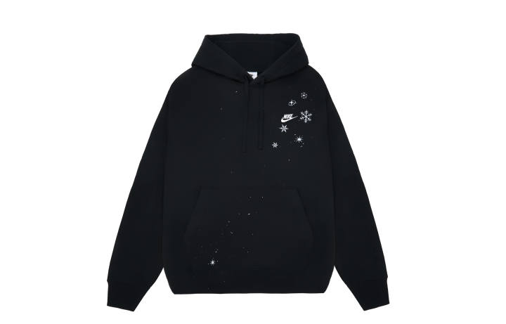 Nike Nike Sweatshirts Unisex Black Hooded Thickened Regular