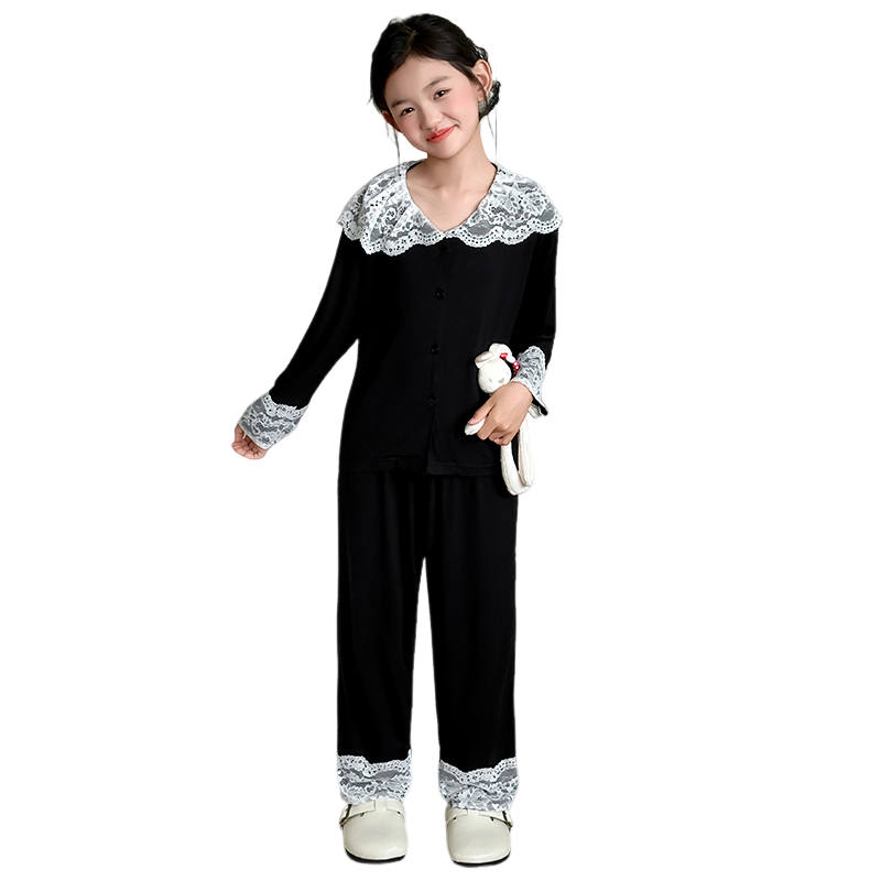Lanza Lanza Loungewear Set Spring Fall Black Teenagers