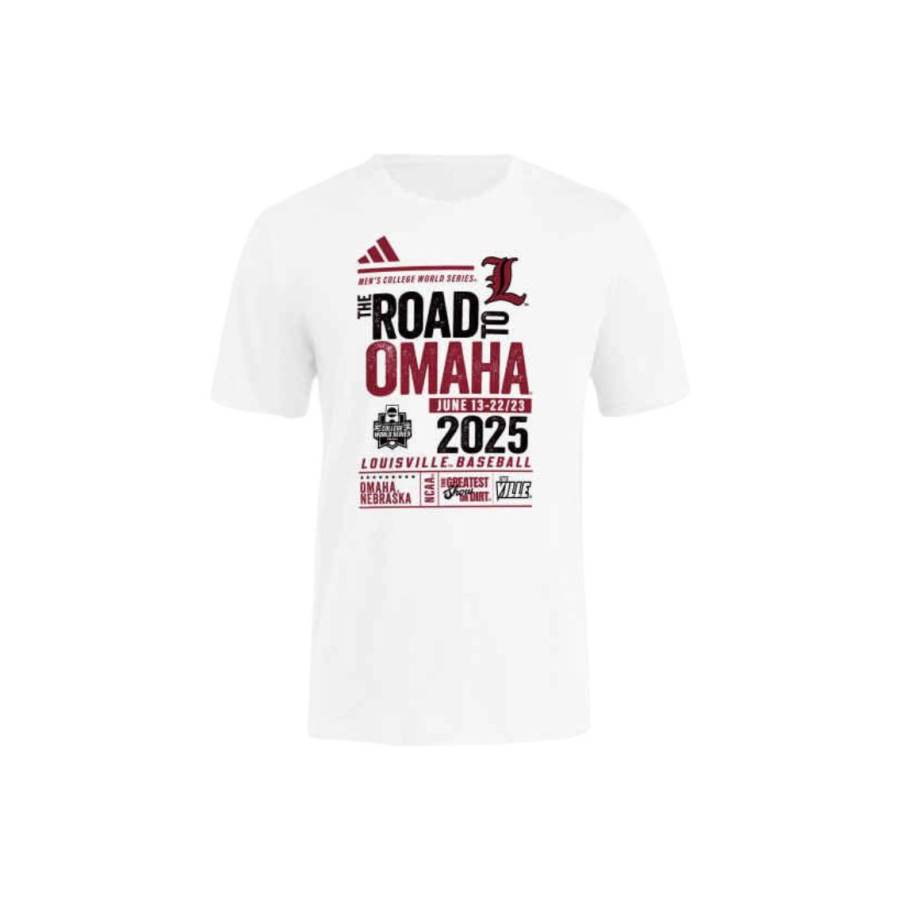 Adidas Adidas Free Shipping With AdiClub Louisville Cardinals Men's College World Series Participant