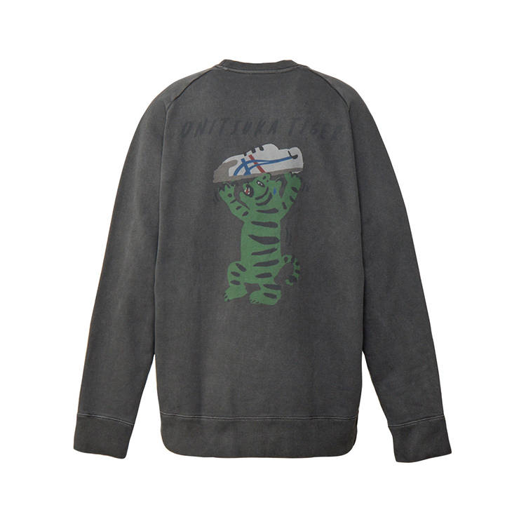 Onitsuka Tiger Onitsuka Tiger Pullover Sweatshirt Unisex Gray