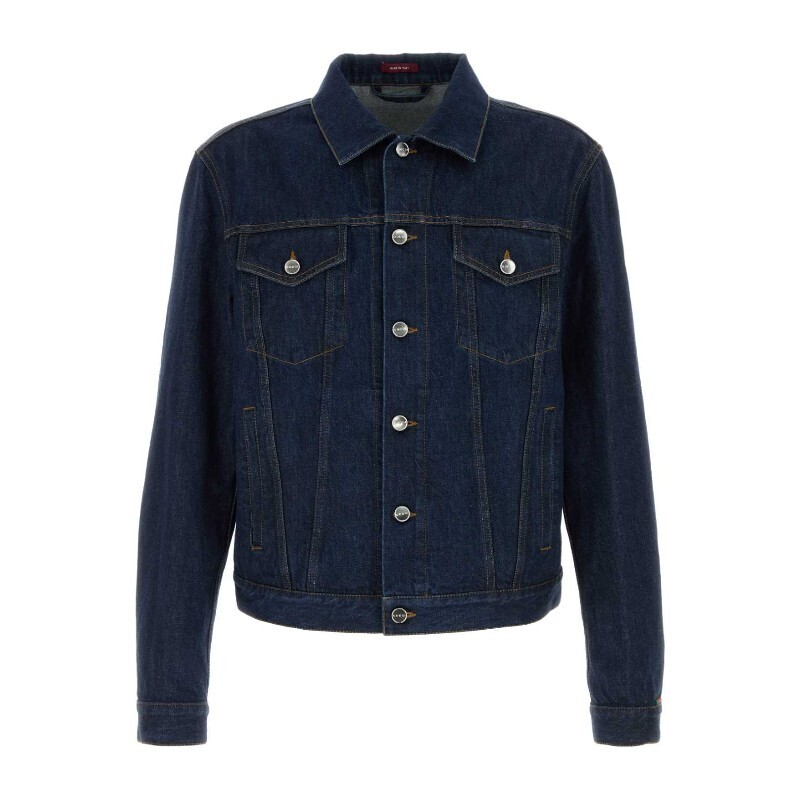 GUCCI GUCCI Logo Buttoned Denim Jacket