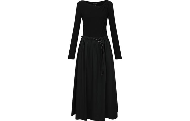 URBAN REVIVO Long Sleeved Dress Women's Black