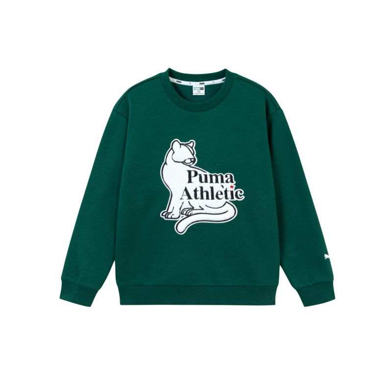 PUMA PUMA Kids Sweatshirts Crew Neck Thickened