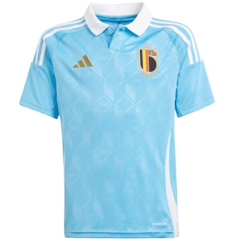 Adidas Adidas Kids' Top BELGIUM 24 AWAY JERSEY KIDS Blue Kids'