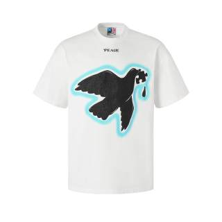YADcrew Casual Versatile Comfortable Short Sleeved T Shirts Street Everyday Commute Trendy Unisex