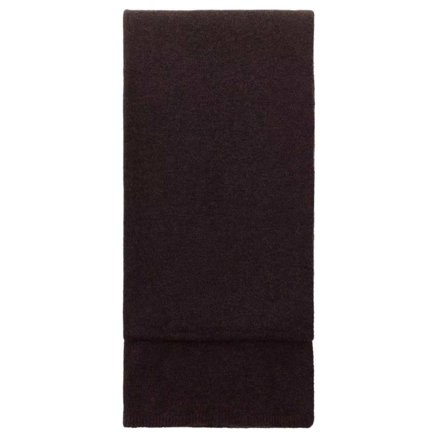 ZARA Acrylic Knit Scarves Women's Chocolate