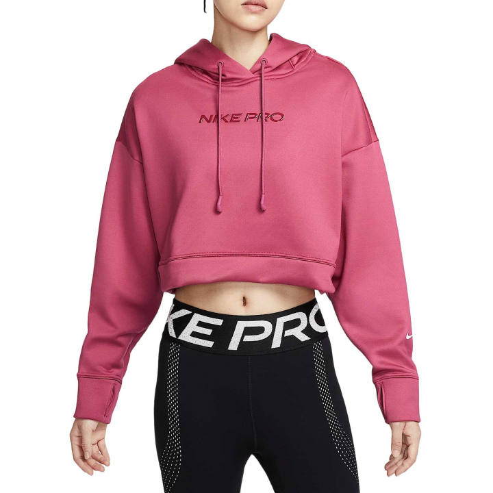 Nike Nike Therma Sweatshirts Women's Urban Chic Pink Hooded Moderate