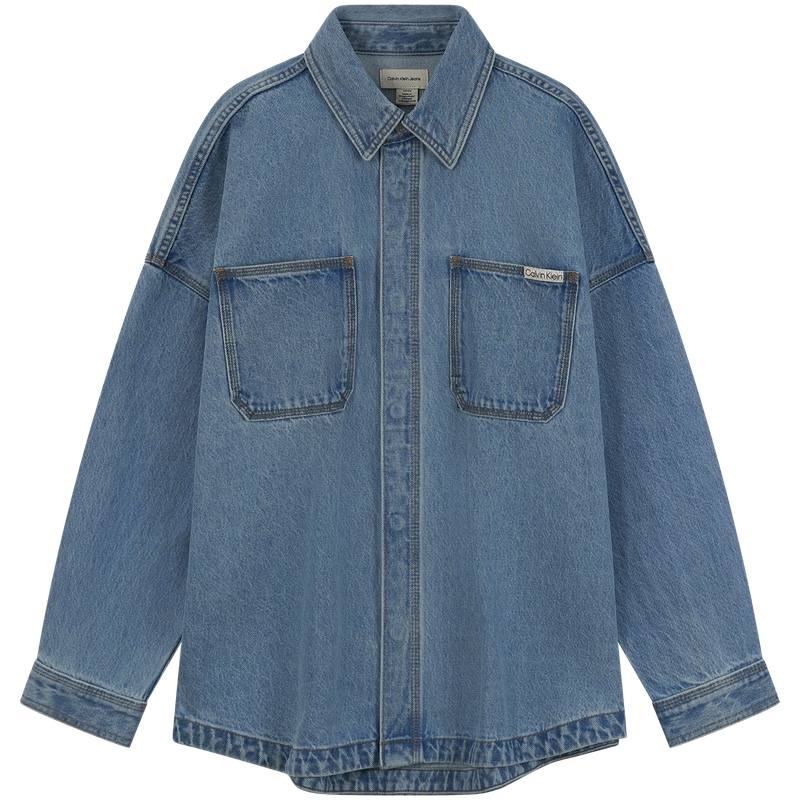 CALVIN KLEIN Shirt Women's Denim Light Blue