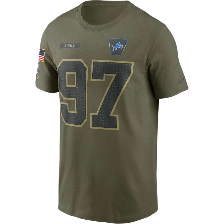 Nike Nike Aidan Hutchinson Detroit Lions Salute To Service Men’s Nike Nfl T-Shirt