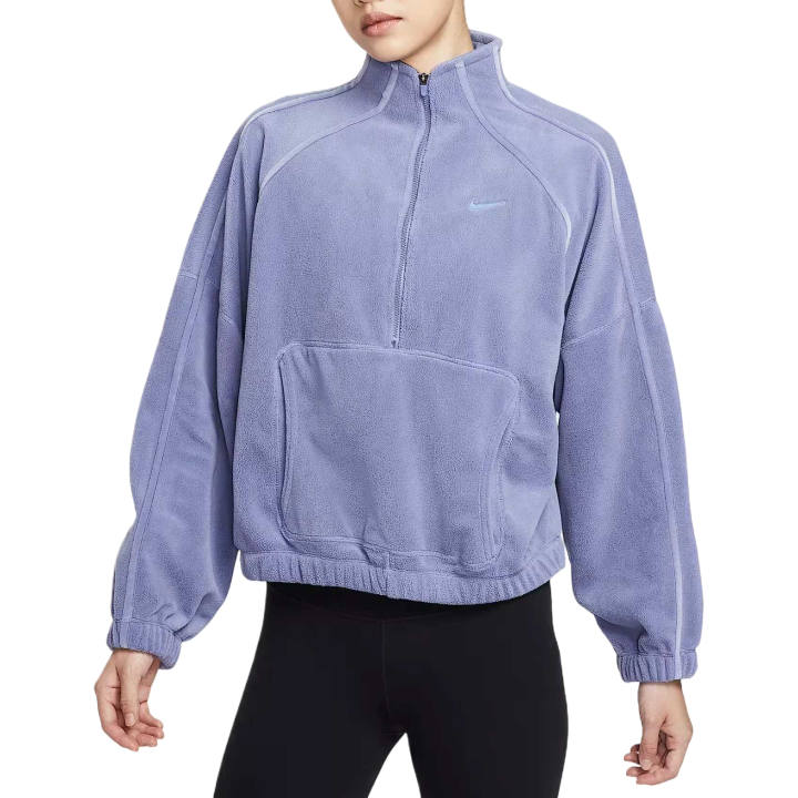 Nike Nike Therma Sweatshirts Women's World Indigo/Walking Blue Turtleneck Moderate Regular