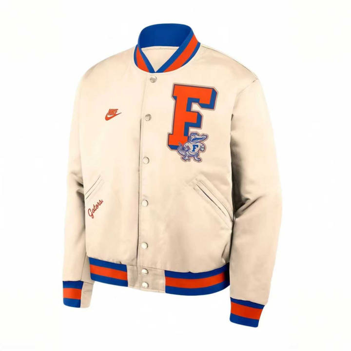 Jordan Jordan Florida Legacy Men's Jordan College Full-Snap Bomber Jacket