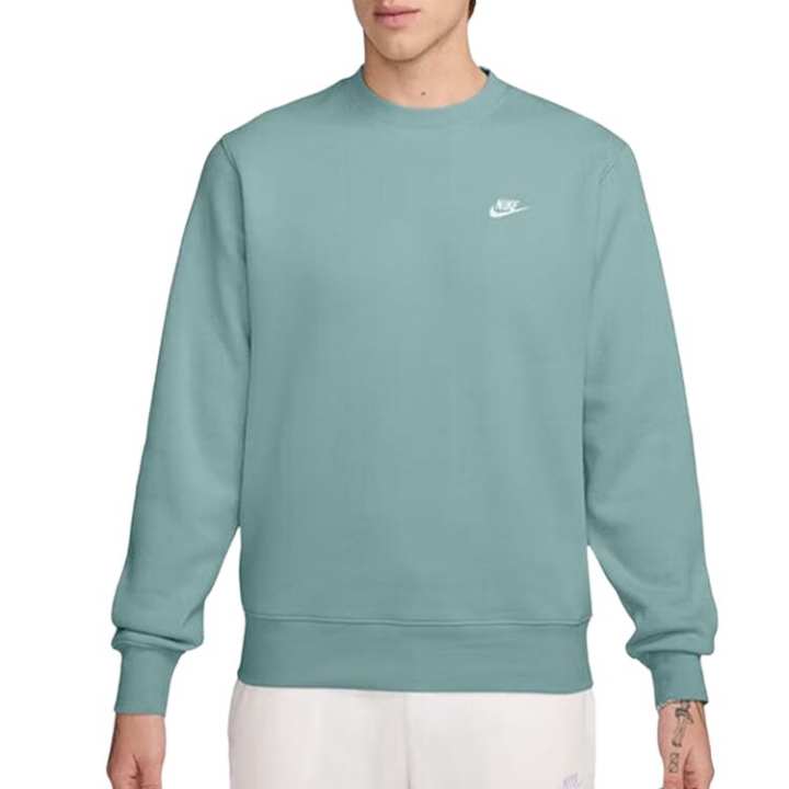 Nike Nike Club Sweatshirts Men's Teal Crew Neck Moderate