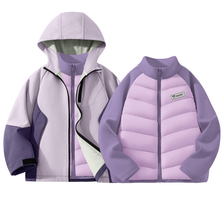 Disney Kids' Fleece Jackets Crew Neck Thickened