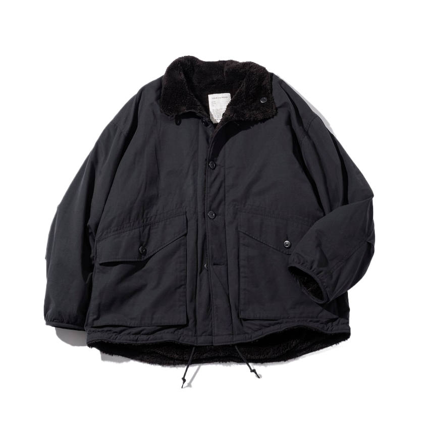 FREAK'S STORE Solid Color Thermal Fleece Lined Fitted Buttons Jackets & Coats Men's