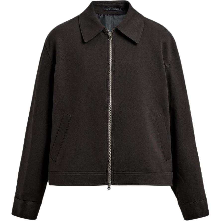 ZARA ZARA Jackets Men's Brown Lapel Moderate Other