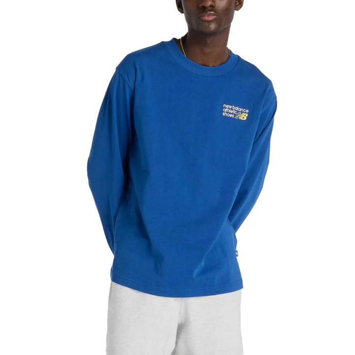 New Balance New Balance T Shirts Men's Blue Crew Neck
