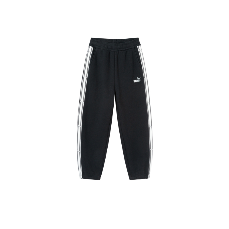 PUMA Knitted Sweatpants CLASSIC Brand Logo Letter Fleece Lined Thermal Windproof Elastic Cuff Kids'
