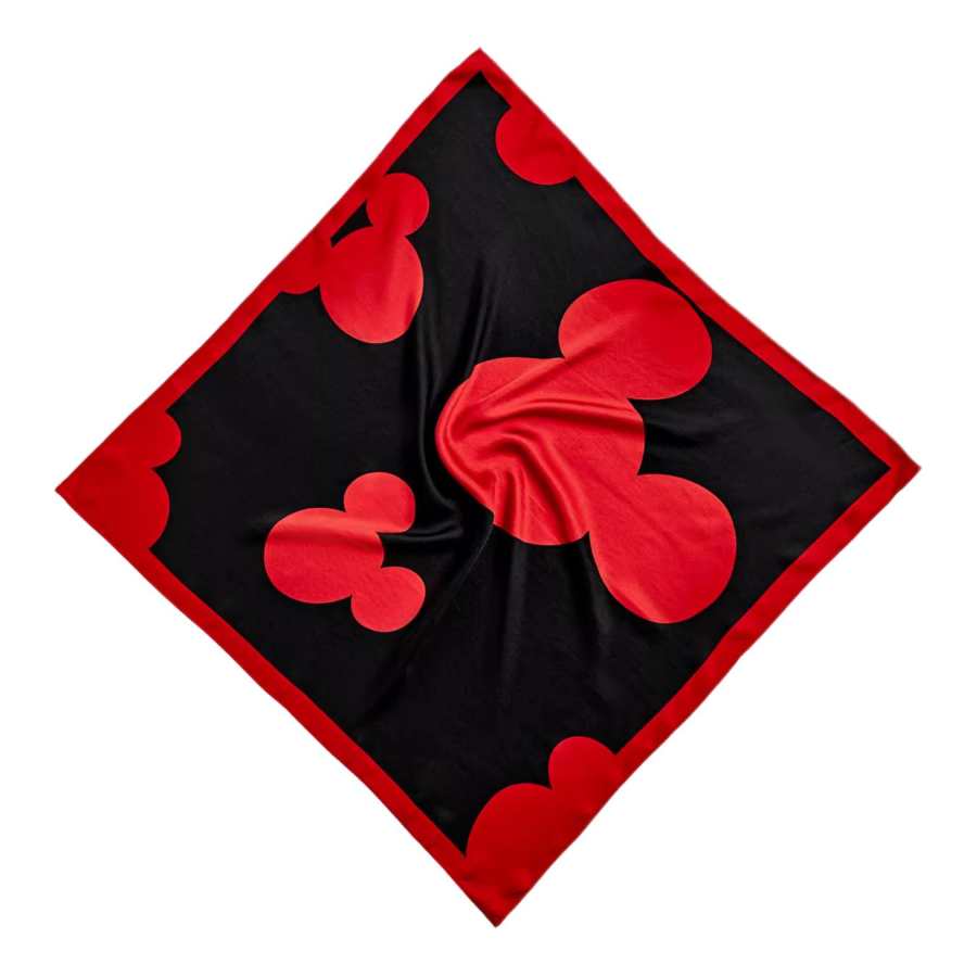 ZARA Viscose Scarves Women's Red/Black