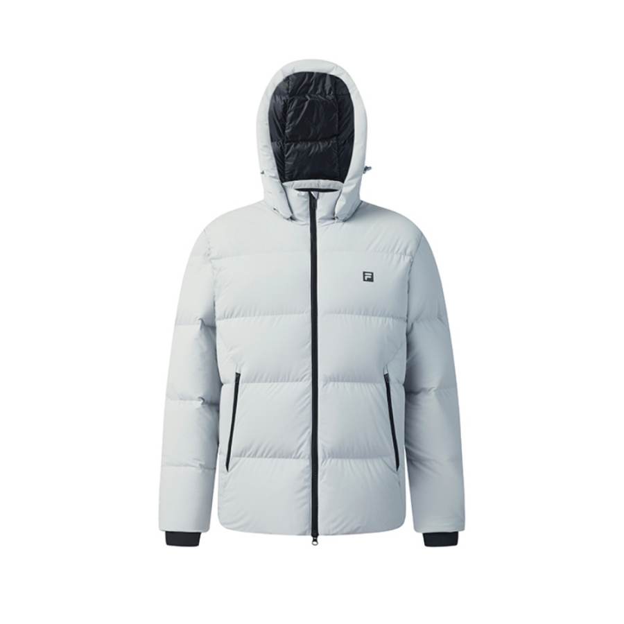 FILA Fitness Down Jacket Men's Blue Gray