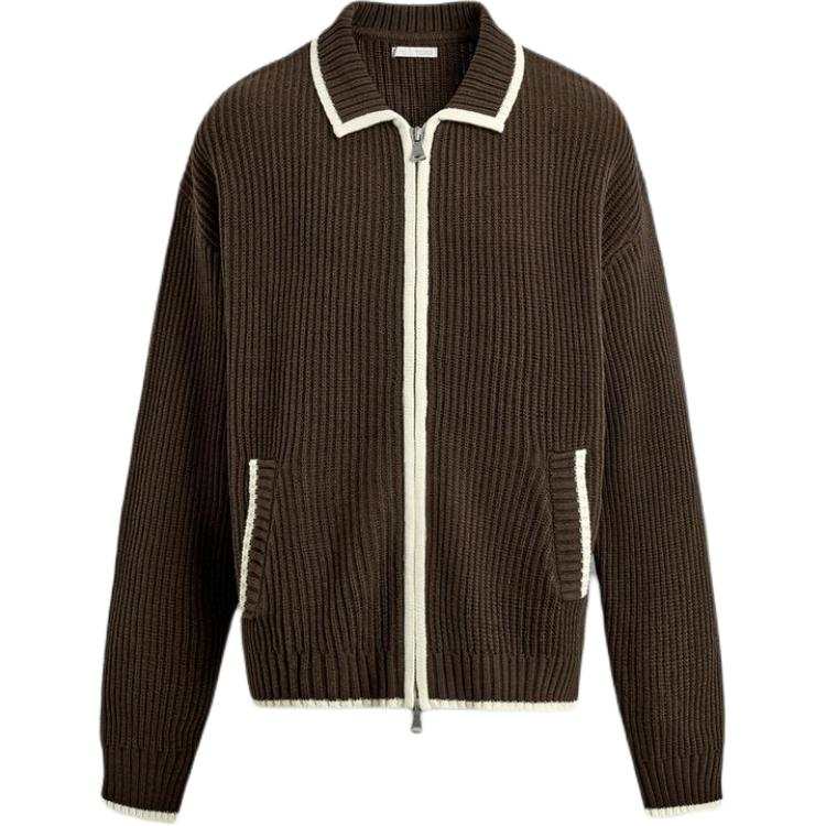 ZARA ZARA Jackets Men's Brown Lapel Moderate Other
