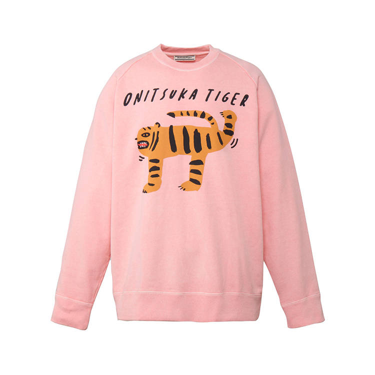 Onitsuka Tiger Onitsuka Tiger Pullover Sweatshirt Unisex Pink