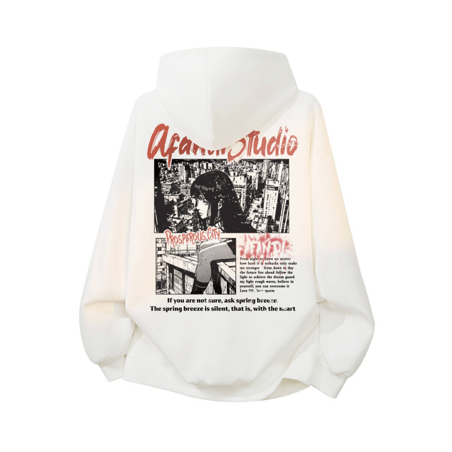 AFANDI Sweatshirts Unisex Hooded Moderate Regular