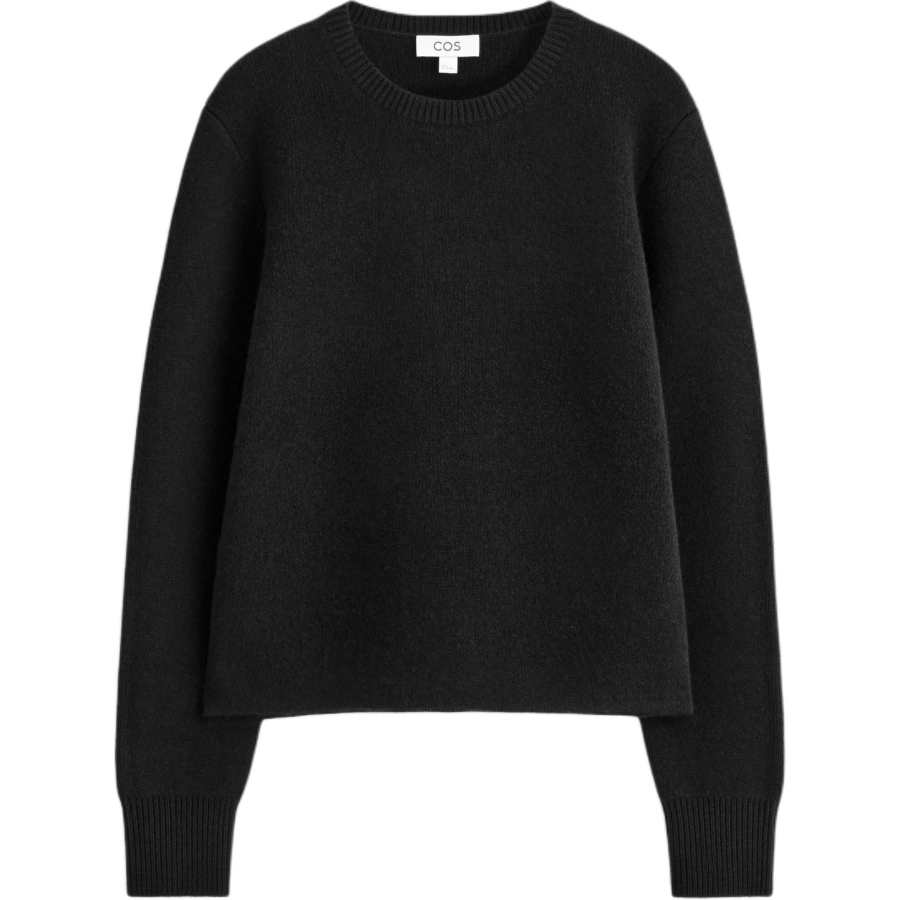 COS Knitwear Women's Black Crew Neck Moderate