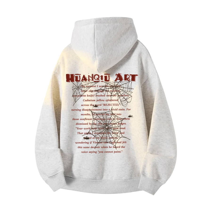 HUANQIU Sweatshirts Unisex Hooded Thickened Heavyweight