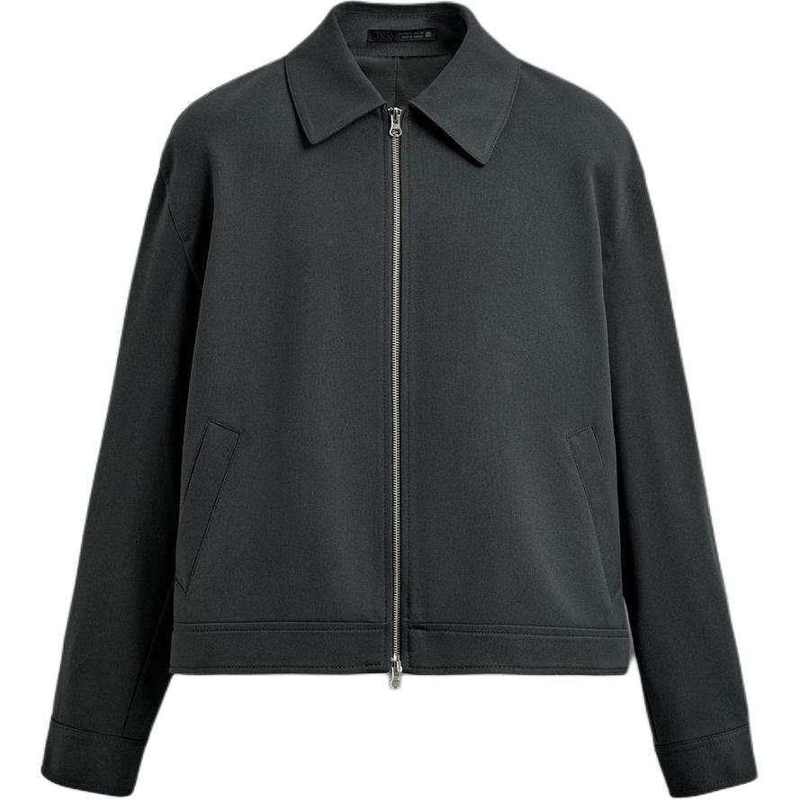 ZARA ZARA Jackets Men's Green Lapel Moderate Other