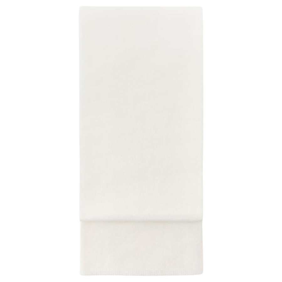 ZARA Acrylic Knit Scarves Women's Raw White