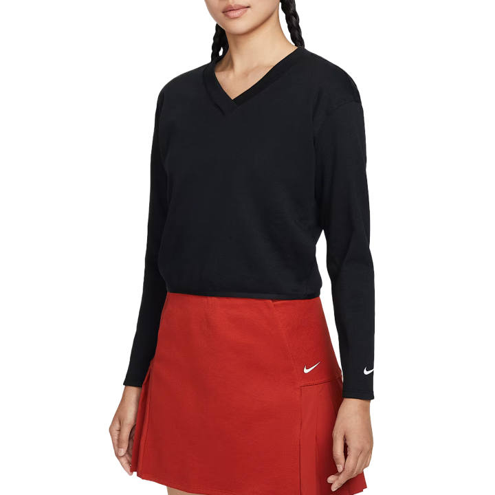Nike Nike Golf Clothing Women's Black V Neck Moderate