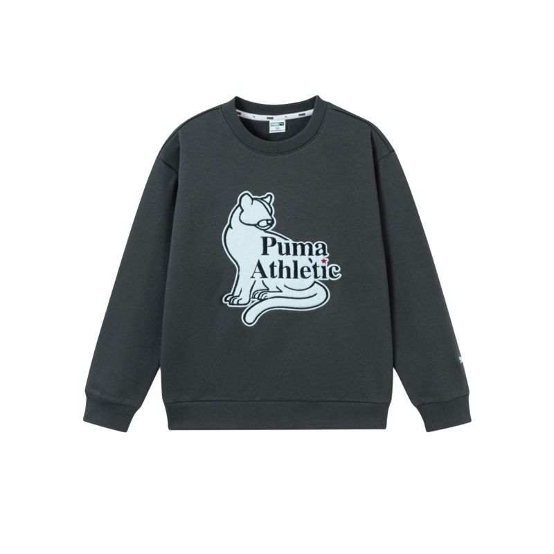 PUMA PUMA Kids Sweatshirts Crew Neck Thickened