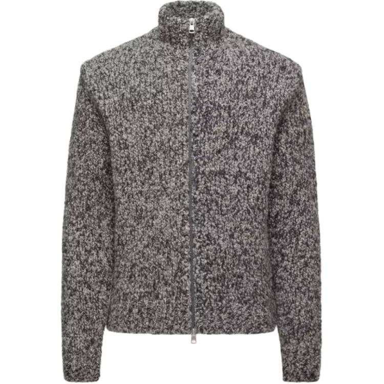 Moncler Wool & Alpaca Zip Up Cardigan Knitwear Men's