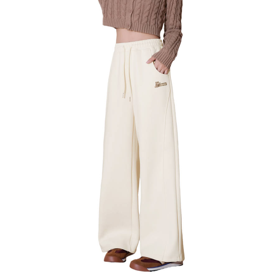 MINISO Casual Pants Women's Moderate Wide Leg Pants