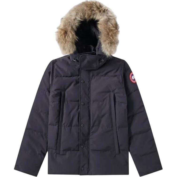 Canada Goose Wyndham Down Jacket Parka Coat, Winter Unisex Dark Blue