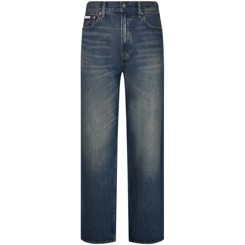 Calvin Klein Jeans Men's 01C Denim Blue Moderate Wide Leg Pants