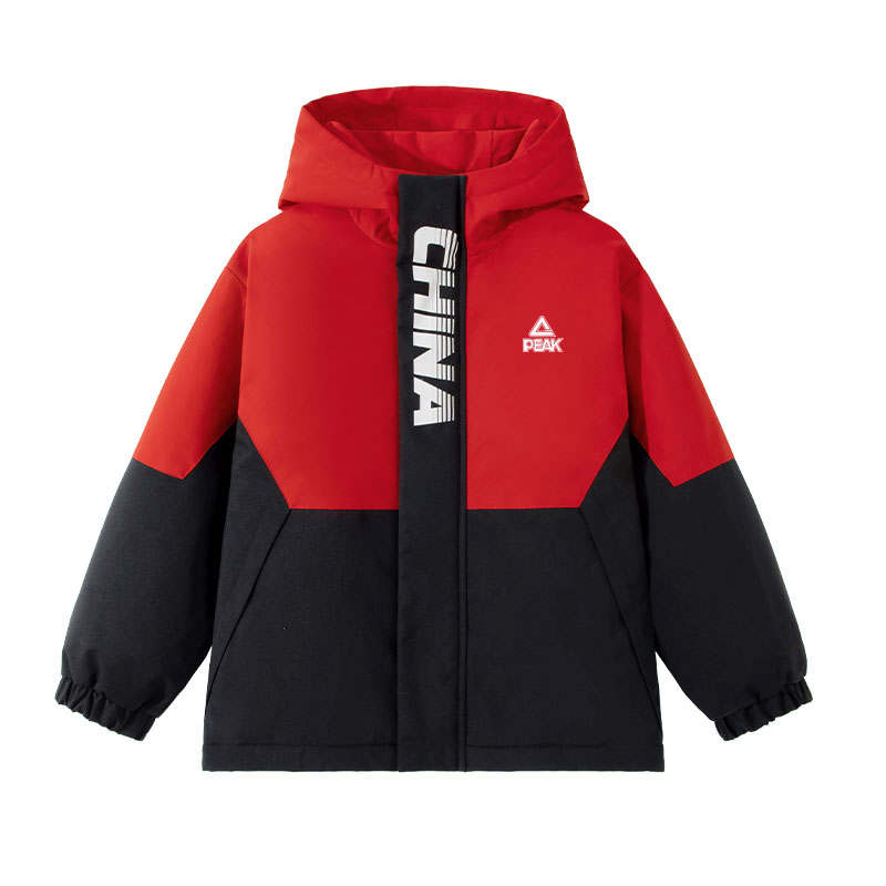 PEAK Kids Padded Jackets Hooded Non Detachable