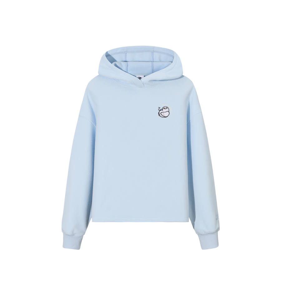ANTA Sweatshirts Women's Frozen Blue 4 Hooded Moderate Other