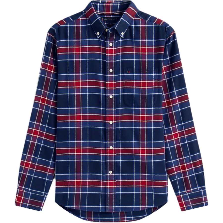 Tommy Hilfiger plaid pocket shirt