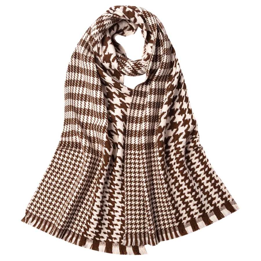 Hodo Red Bean Wool Knit Scarves Unisex