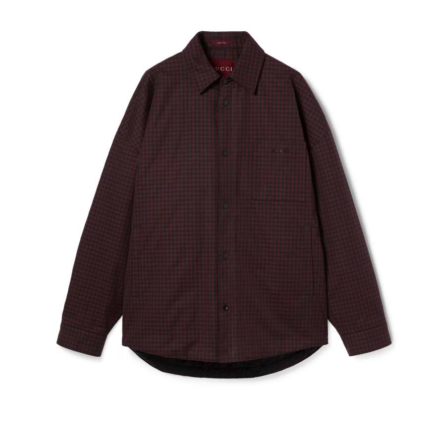 GUCCI Gucci Plaid Fleece Jacket