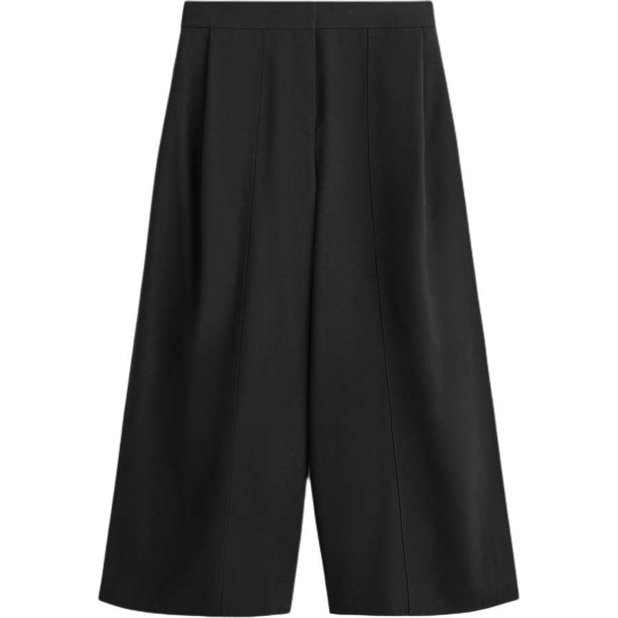 COS Casual Pants Women's Black Moderate Wide Leg Pants