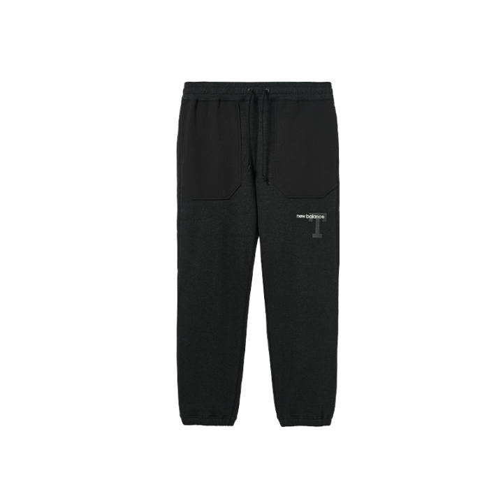 New Balance New Balance Casual Pants Men's AMP25063 BK Moderate Cuffed Pants