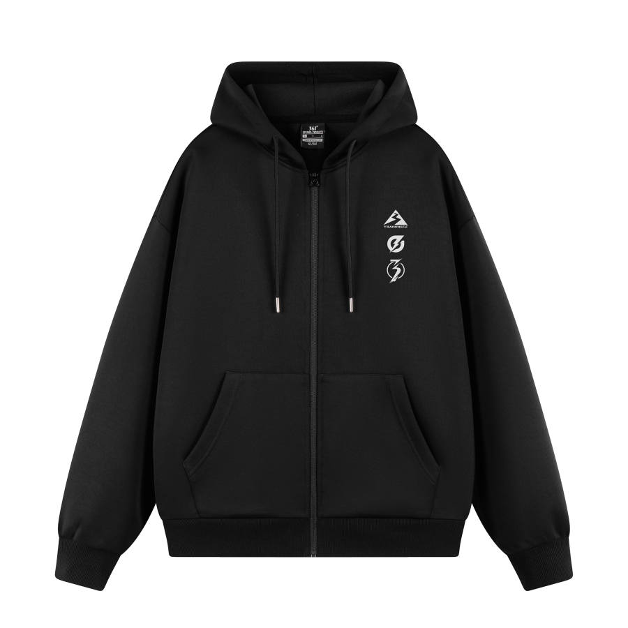 361° 361° Open Placket Hoodie Unisex